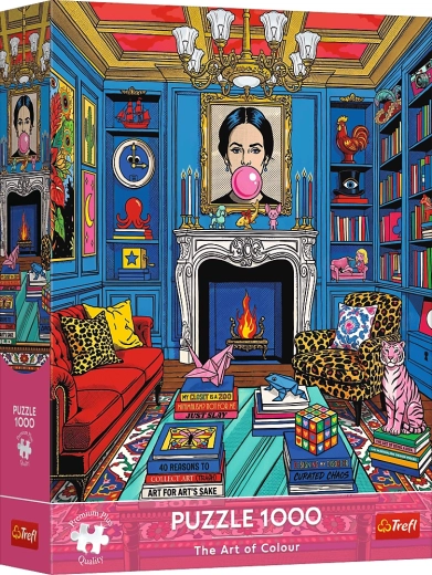 Trefl Puzzle Premium Plus The Art of Colour: Домашна галерия на изкуството 1000 части