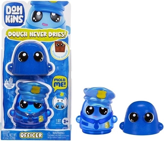 MGA DohKins Officer police figure with non-drying modeling compound