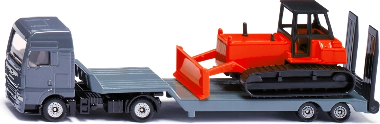 Siku Super long hauler with bulldozer 1:87