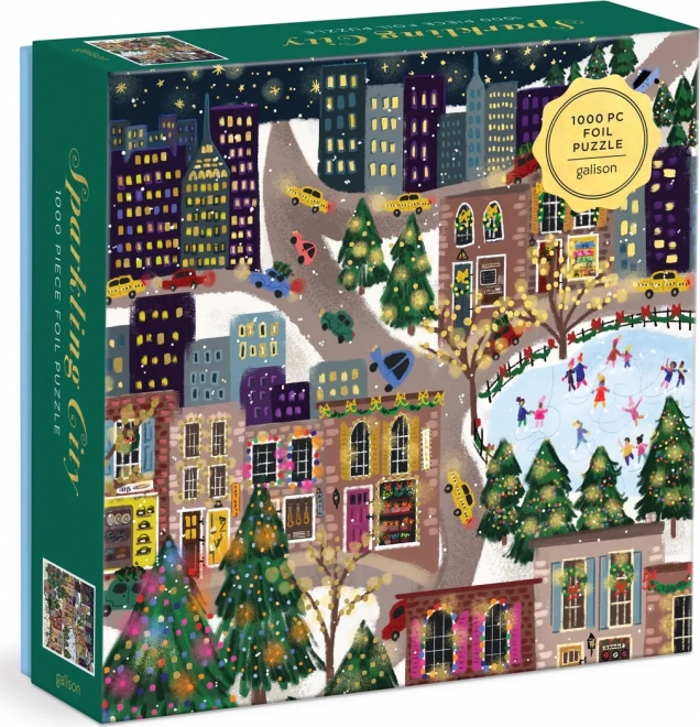 Метални пъзел Sparkling City 1000 части