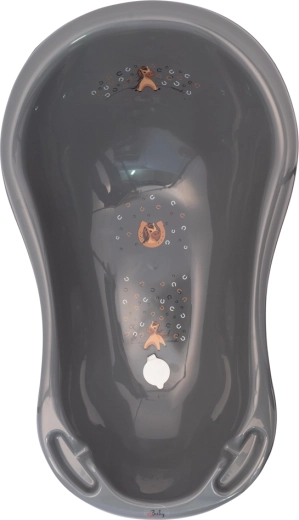 Детска ваничка Maltex с тапа Minimal Конче 84 см steel grey