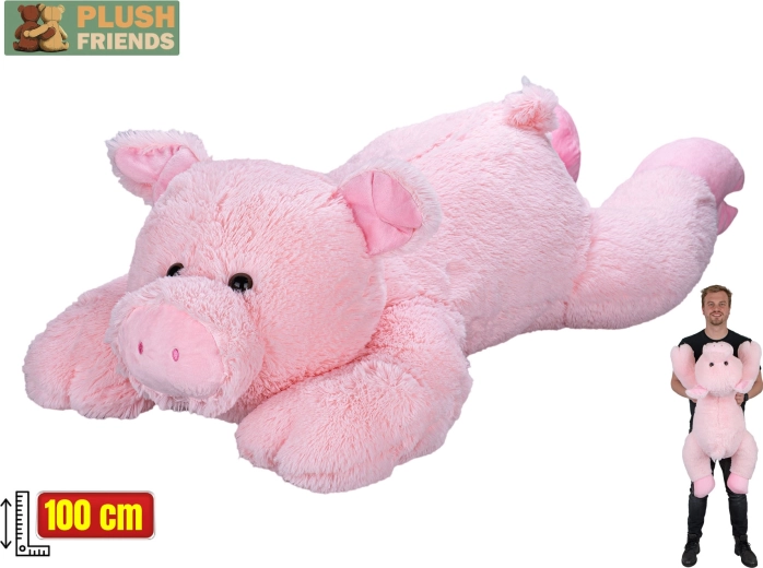 Плюшено прасе 100 см – Plush Friends