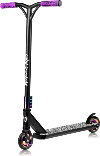 Lionelo Whizz фрийстайл тротинетка black carbon multicolor