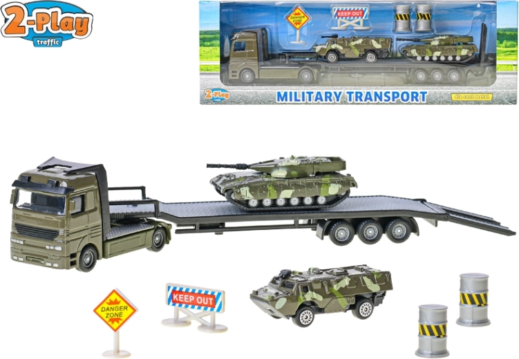 2-Play Traffic военен транспортьор с бронирани превозни средства 1:60
