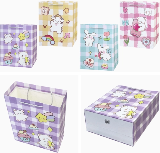 Paper gift bag with cartoon character 32 × 26 × 12 cm