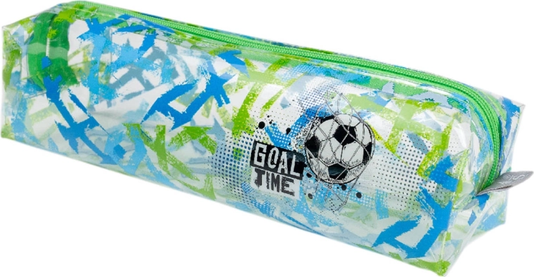 Argus Goal Time transparent pencil case for pens and small items, football – 1 piece