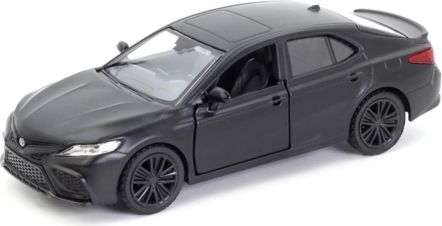 Die-cast car model RMZ City Toyota Camry 2022 1:39 matte black with pull-back drive