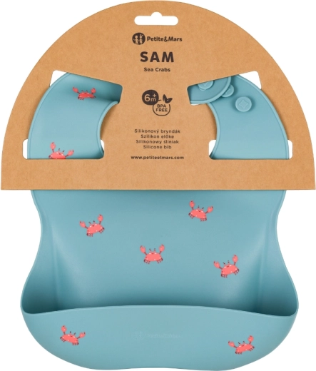 Petite&Mars силиконов лигавник Take&Match sea crabs