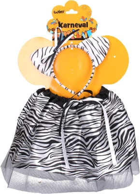Kids' zebra carnival costume