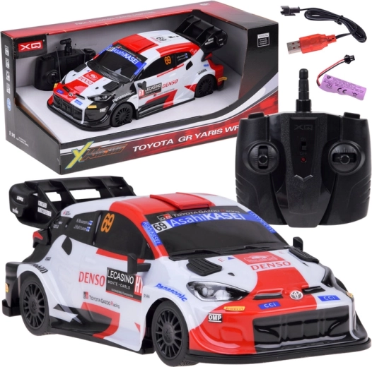 Racing RC car Toyota GR Yaris WRC 1:14 rechargeable