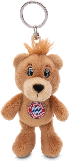 NICI плюшена ключодържател-играчка FC Bayern München мечето Берни Green 10 см