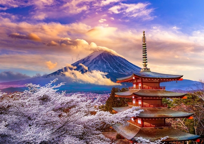 Mount Fuji in Spring, Japan – 1000-Piece Puzzle