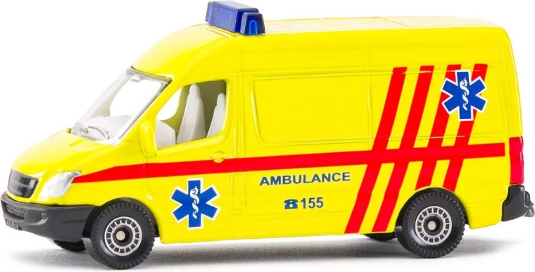 SIKU ambulance van yellow (CZ version) - 1 piece