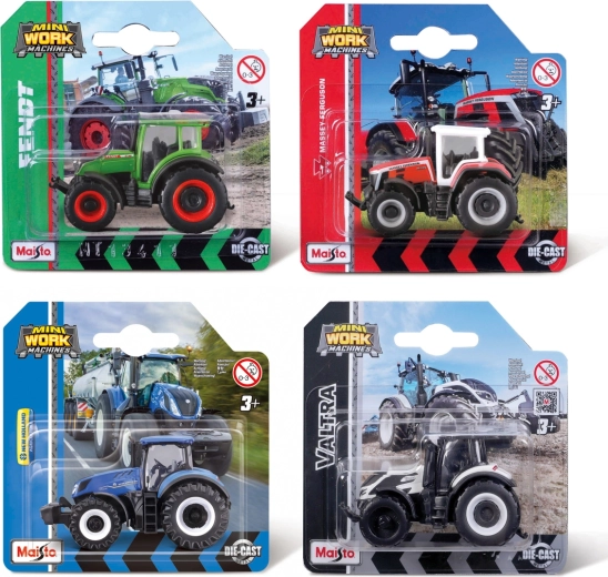 Maisto Mini Work Tractor 3 Inches in Blister Pack