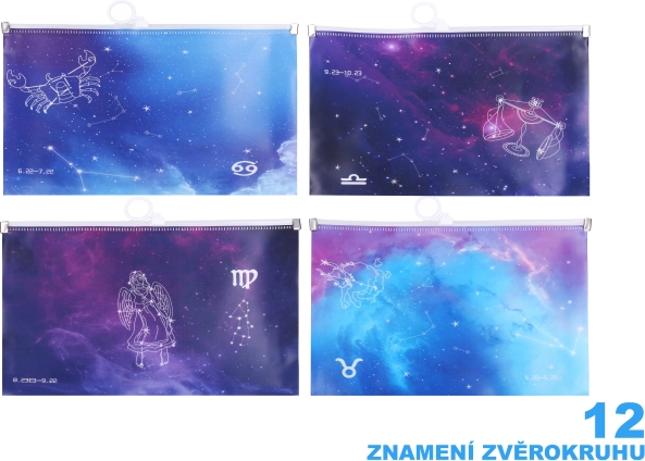 Папка с цип A5 – Знаци на зодиака