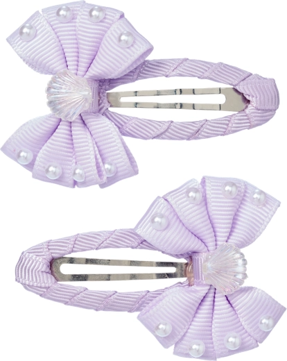 Souza! Gilia hair clips with purple bows - 2 pcs