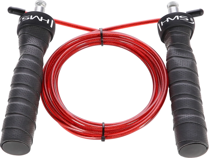 HMS SK48 Speed Jump Rope with Steel Cable and Bearings