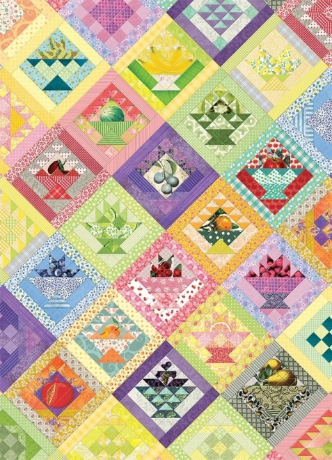 Puzzle Blanket with Fruit Baskets 1000 Pieces