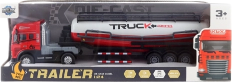 Metal and Plastic Tanker Truck Model with Lights and Sounds