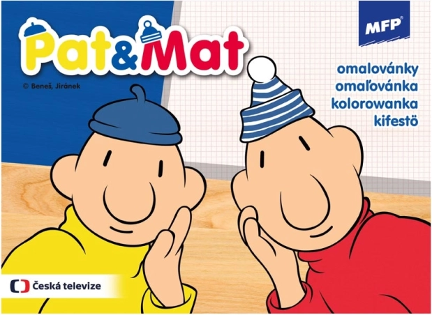 Книжка за оцветяване PAT A MAT MFP, A5, 16 страници