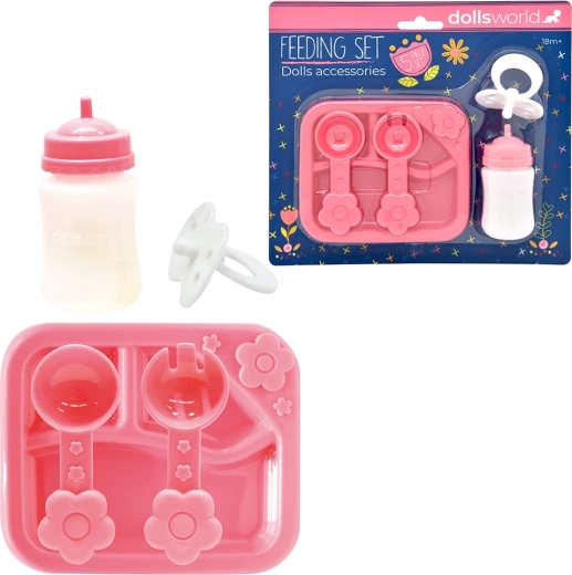 Dolls World комплект аксесоари за кукли – хранене и грижа
