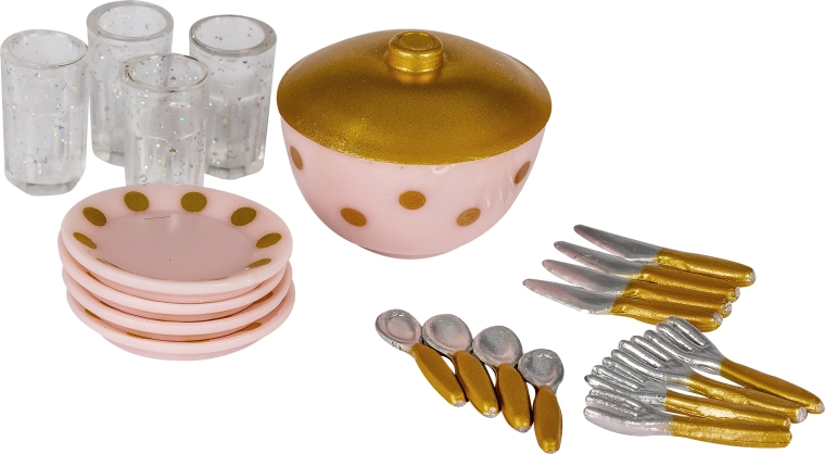 Сервиз за хранене за куклен дом Lundby