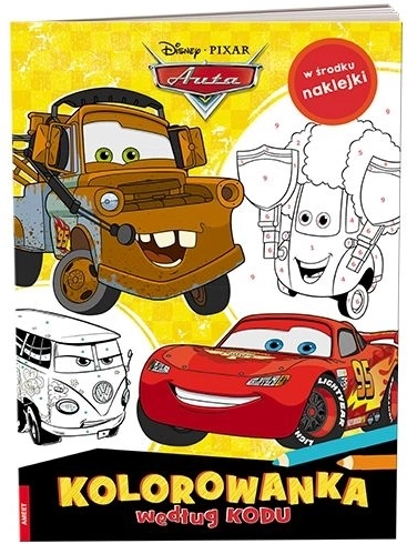 Disney Pixar Cars – Color by Code with Stickers