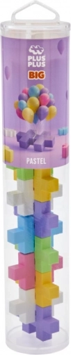Plus-Plus BIG Pastel Tube 15 pcs