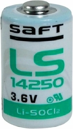 Saft lithium battery CR1/2 AA 3.6 V 1200 mAh (LS14250)