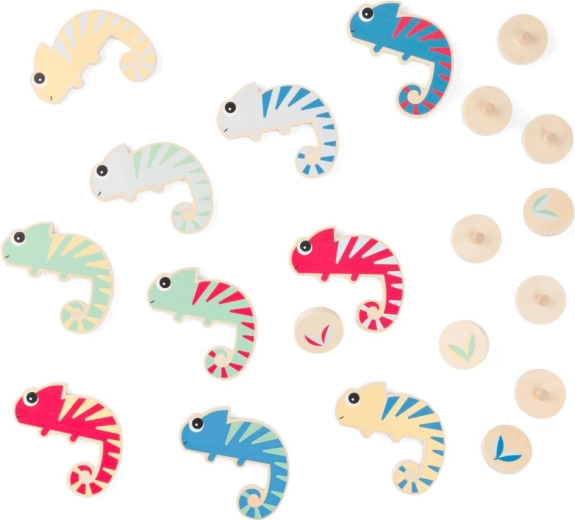 Хамелеон – надпревара за цветовете дървена семейна игра