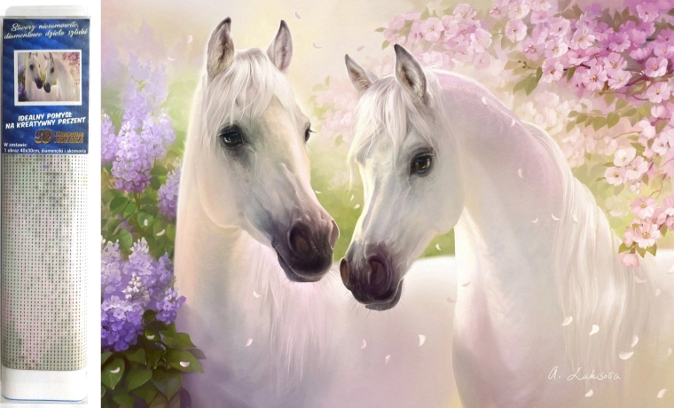 Diamond Painting – Horses in Love 30x40 cm NORIMPEX