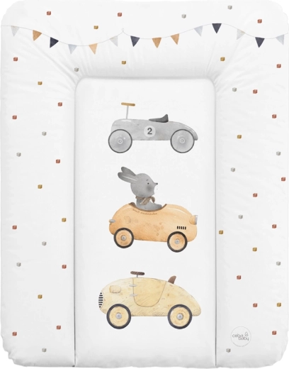 Ceba Baby soft changing mat for dresser 50 × 70 cm Basic Bunny Driver