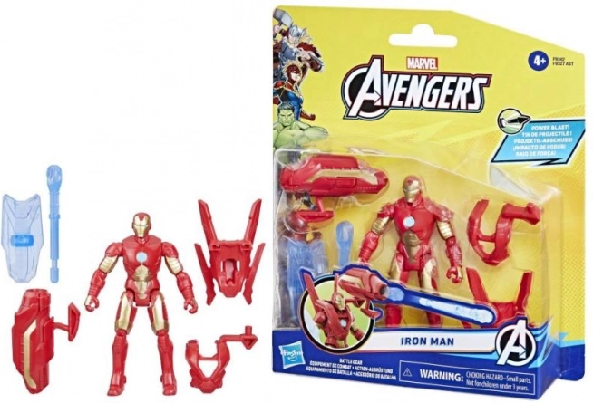 Фигурка Iron Man с бойно оборудване - Avengers