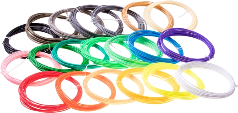 Refill for 3D Pen, 20 Colors x 5 m PLA - Assorted Colors