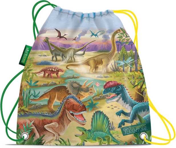 Пристягаща се торба за гръб за закуски Jurassic Adventure