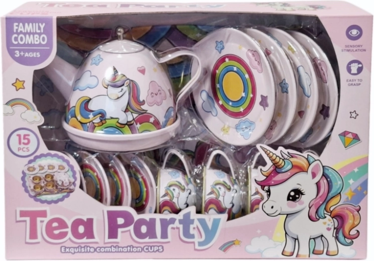 Children’s unicorn tea set (15 pcs)