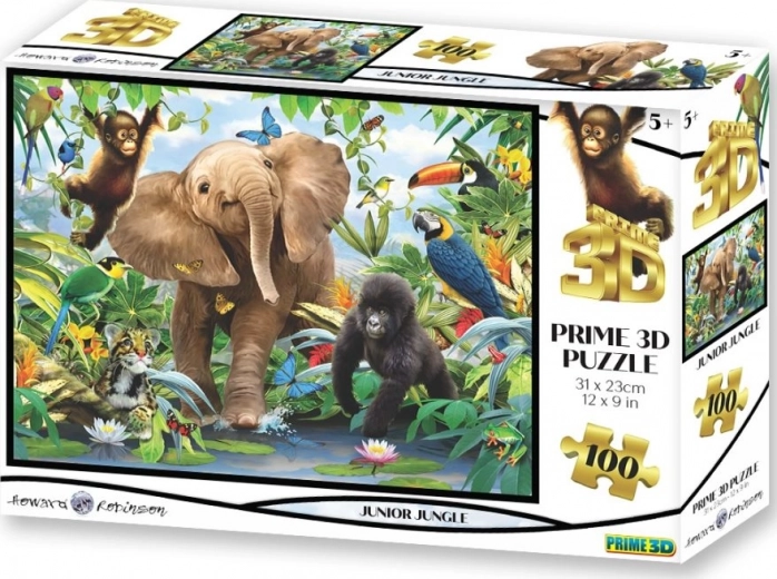 3D пъзел Junior Jungle 100 части