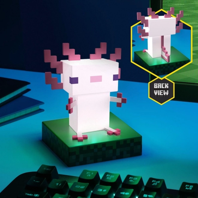 Icon Light Minecraft аксолотъл LED лампичка 10 см