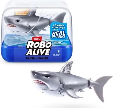 ZURU RoboAlive плуваща акула сива