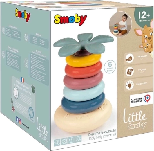 Smoby Little Smoby Rocking Stacking Pyramid