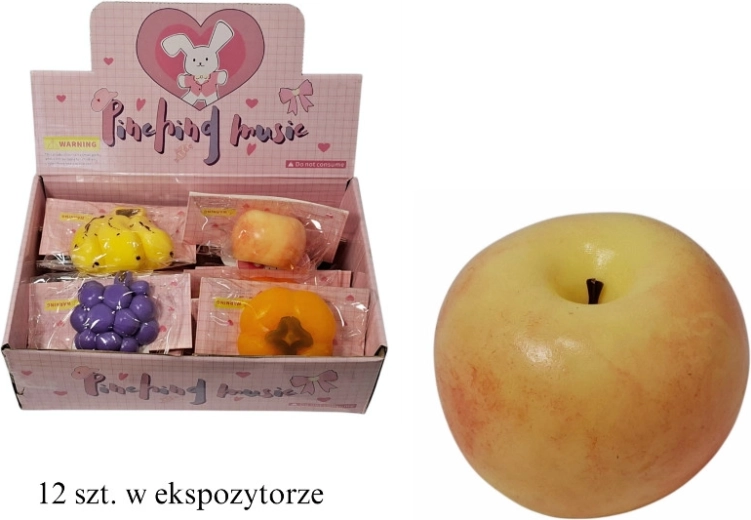 Fruit Stress Relief Squeeze Ball - 1 piece