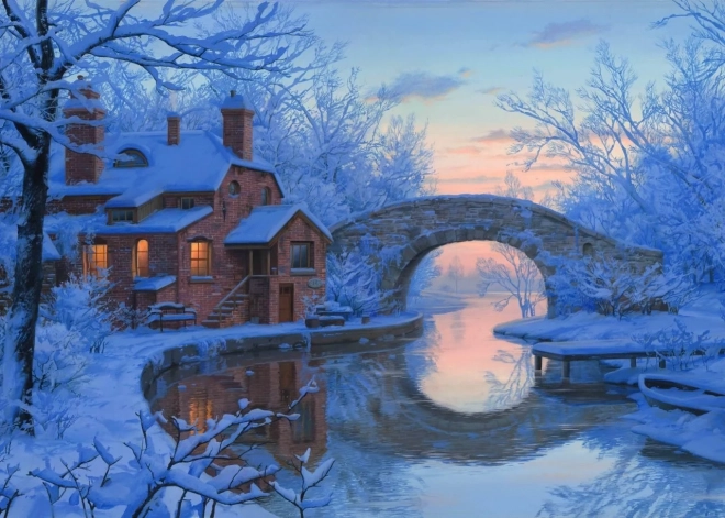 ART PUZZLE Заснежен сън – пъзел 1000 части
