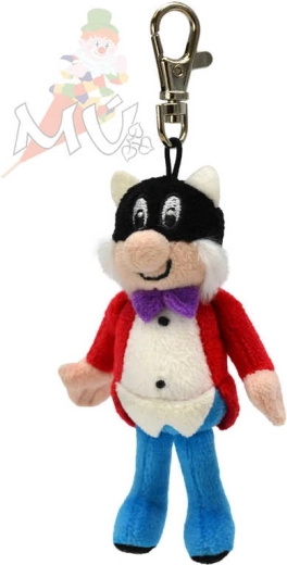 Moravská Ústředna Čtyřlístek Myšpulín plush keychain with carabiner, 12 cm