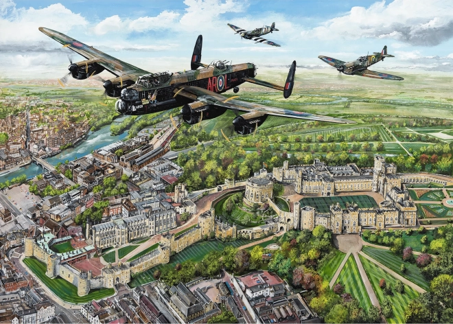 Puzzle Flyover of Windsor 1000 pieces GIBSONS