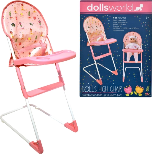 Сгъваемо столче за хранене за кукли Dolls World
