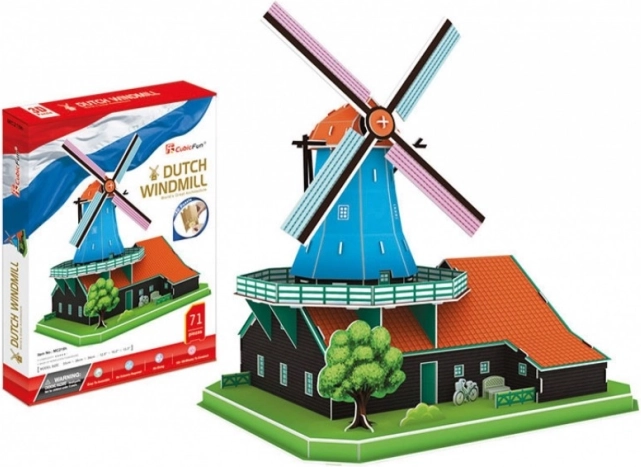 3D Puzzle Dutch Windmill XL