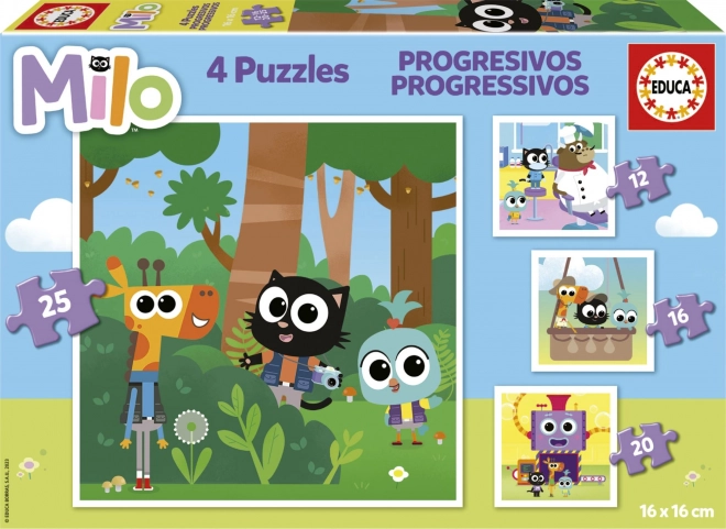 Educa Puzzle Milo 4 в 1