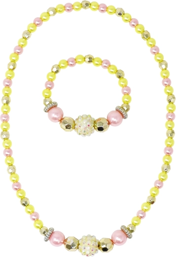 Pink Poppy комплект колие и гривна Lemon