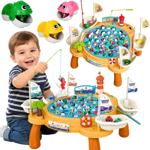 Interactive Fishing Table Pirate Ship for Kids