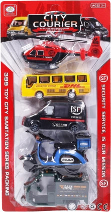 Transport Vehicles Set 5 pcs